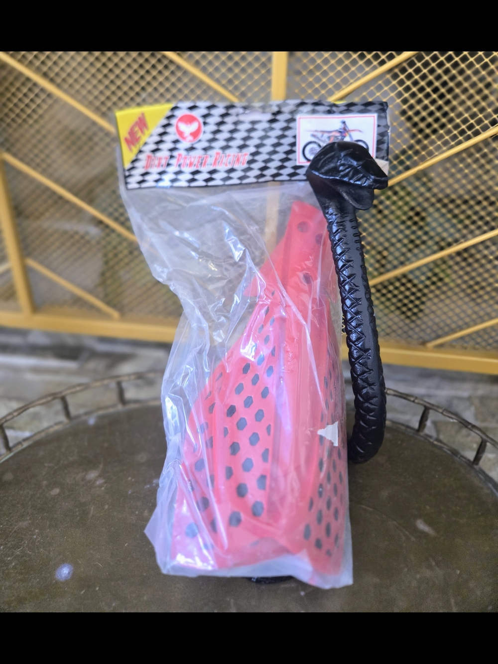 Dirt Power Racing Universal Dirt Bike Handguards Red Black New